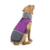 Dog Winter Jackets for Medium Dogs Boy with Reversible Design and Double Sided Fleece