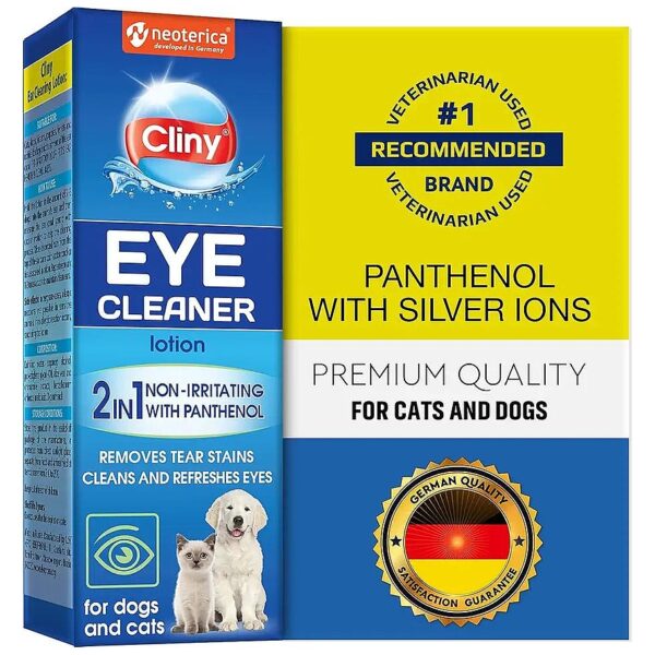 Dog and Cat Eye Wash Drops for Infection Treatment and Tear Stain Removal