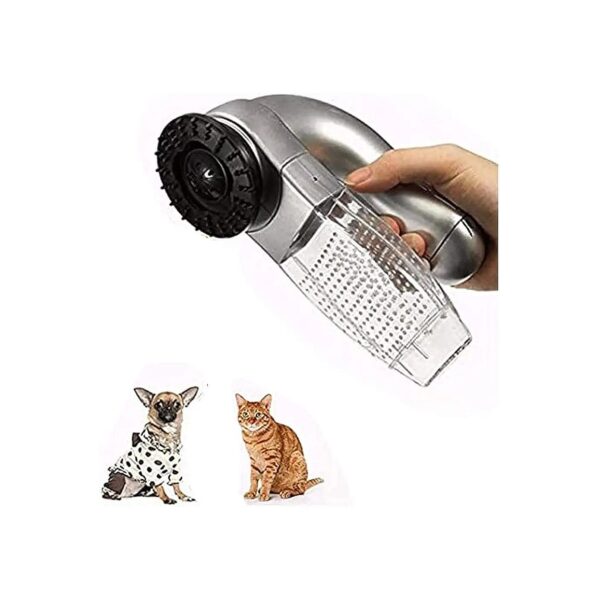 Dog and Cat Hair Brush with Electric Vacuum Trimmer and Shaver for Efficient Grooming