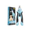 Dog and Cat Nail Clippers with Built-In Nail File and Ergonomic Comfortable Handle