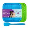 Dog and Cat Training Mat with Slow Feeding Design for Patience and Control