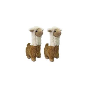 Dolly Llama Plush Dog Toys with Squeaker for Medium to Large Pups