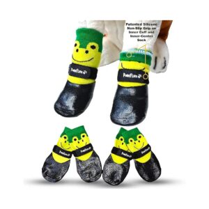 Double Dipped Waterproof Dog Socks with Silicone Grip for Comfort and Stability