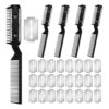 Double-Edged Razor Comb for Small and Medium Dogs Complete with 25 Extra Blades