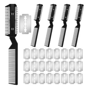 Double-Edged Razor Comb for Small and Medium Dogs Complete with 25 Extra Blades