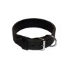 Double Leather Dog Collar with Heavy Duty Hardware for Large Canines