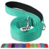 Double Sided Reflective Nylon Dog Leash for Medium and Large Dogs Walking