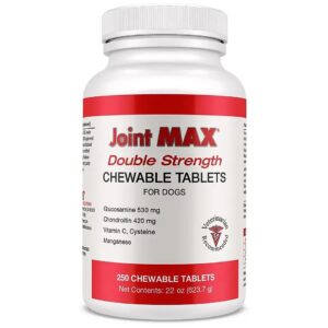 Double Strength Joint Formula for Dogs - 250 Count Tablets - Glucosamine Chondroitin Rich