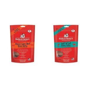 Dried Dinner Patties for Dogs, with 95% Meat and Bone, Organic Fruits and Veggies