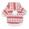 DroolingDog Soft Fleece Christmas Reindeer Dog Hoodie for Small Pets