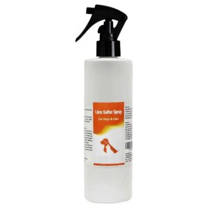 Dry Itchy Skin Relief for Dogs, Cats, and Horses with Lime Sulfur Spray