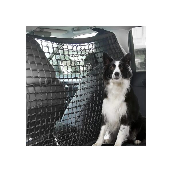 Dual Layer Pet Travel Car Net Barrier for Easy Installation