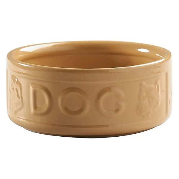 Durable 5 inch Ceramic Dog Bowl for Your Pet's Comfort