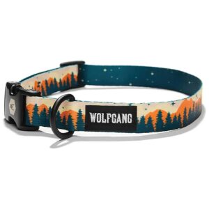 Durable Adjustable Dog Training Collar for Medium Large Dogs in OverLand Print