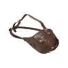 Durable Brown Leather Dog Muzzle for Large Breed Canines Amstaff