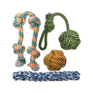 Durable Cotton Rope Dog Toys for Large Breed Dogs Medium to Heavy Cheewing