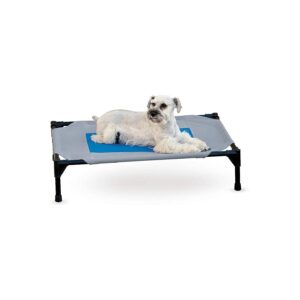 Durable Dog Camping Gear with Elevated Cooling Bed for Medium Sized Dogs