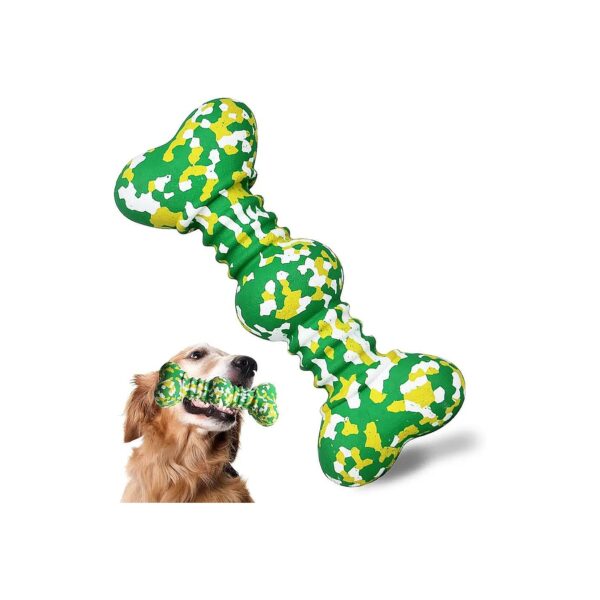 Durable Dog Chew Toys for Large Breed Aggressive Chewers with Soft and Durable Rubber