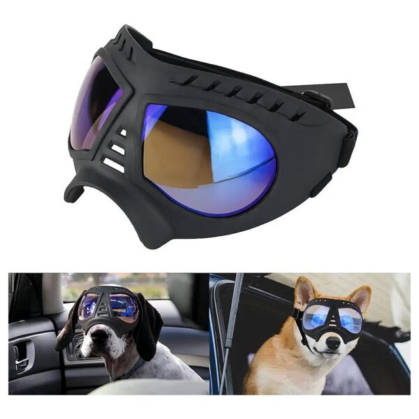 Durable Dog Goggles for Large Dogs Wind Dust Fog Snow Eye Protection