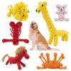 Durable Dog Rope Toys for Aggressive Chewers Teething Puppies Bundle Set