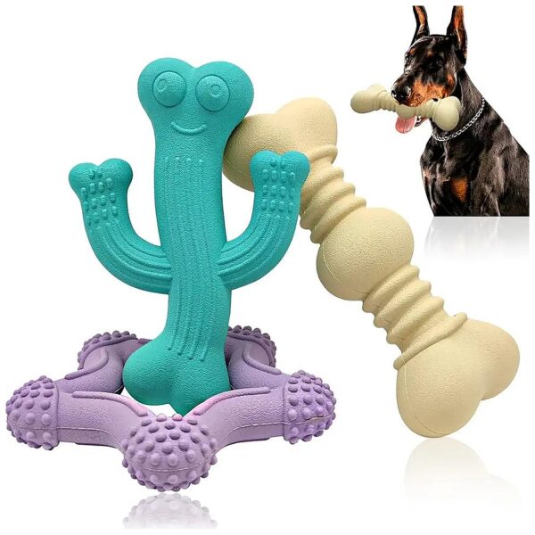 Durable Dog Toys for Powerful Chewers - Medium to Large Breeds, Large Size