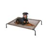 Durable Elevated Dog Bed for Large Dogs with Ventilated Mesh and Easy Cleaning