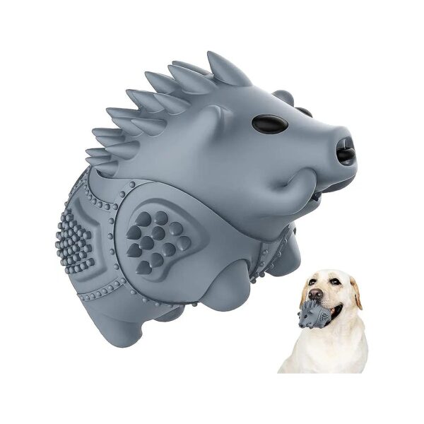 Durable Large Dog Chew Toys with Unique Porcupine Design for Medium to Large Breed Dogs