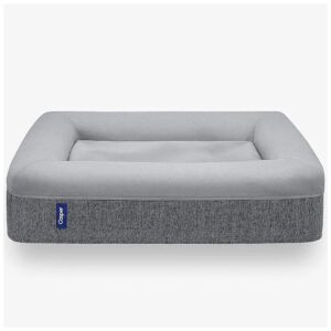 Durable Medium Size Dog Bed with Microfiber Blended Material and Machine Washable Cover