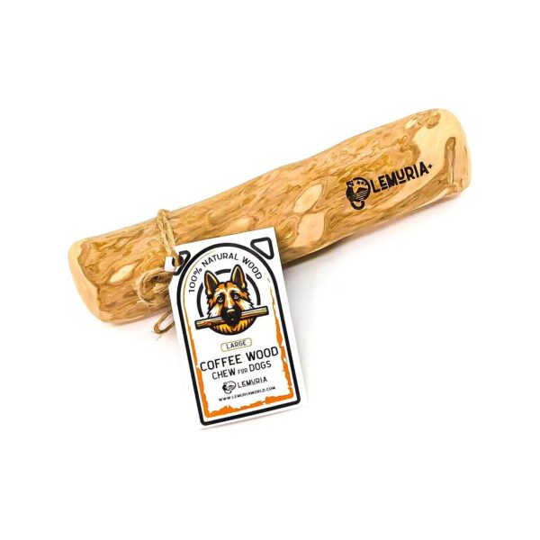 Durable Natural Wooden Bone Sticks for Dog Chewing Relief and Dental Health