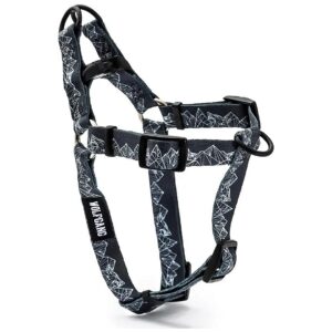 Durable No-Pull Dog Harness for Small Medium Large Dogs Made in USA with WolfMtn Print