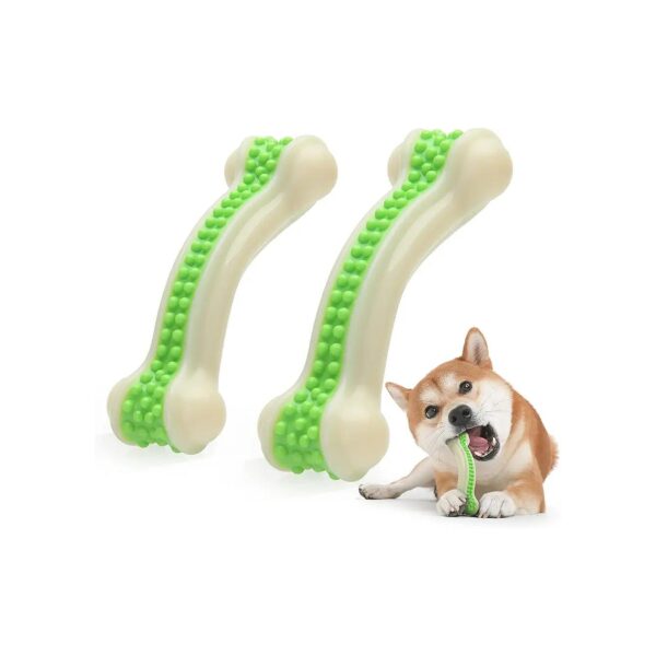 Durable Nylon Dog Chew Toys for Aggressive Chewers Medium Breed Dogs 25-60 Lbs