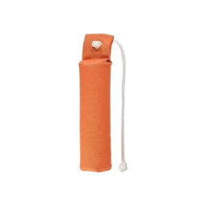 Durable Orange Puppy Training Dummy with Orange Canvas Design