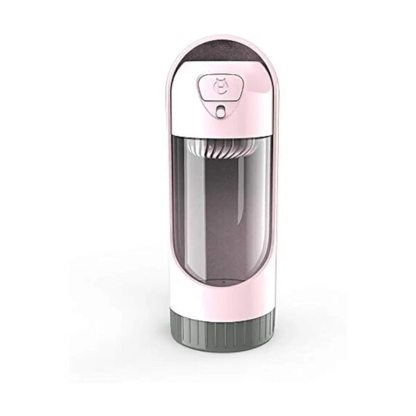 Durable Pink Portable Water Dispenser for Cats Dogs and Small Animals