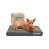 Durable Polyester Medium Small Dog Bed with Water Resistant Cover