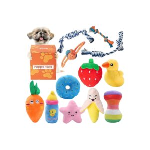 Durable Soft Plush Puppy Toys for Small Dogs with Teething Problems and Chewing Habits