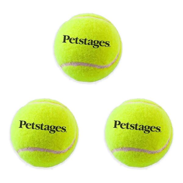 Durable Solid Rubber Core Dog Tennis Balls for Long-Lasting Fun