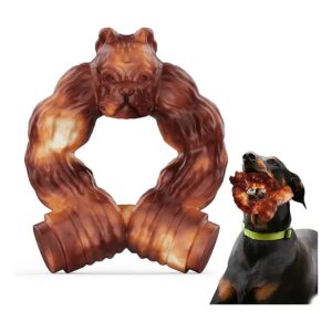 Durable Teething Dog Chew Toys Nylon Bone Real Bacon Flavor for Aggressive Chewers