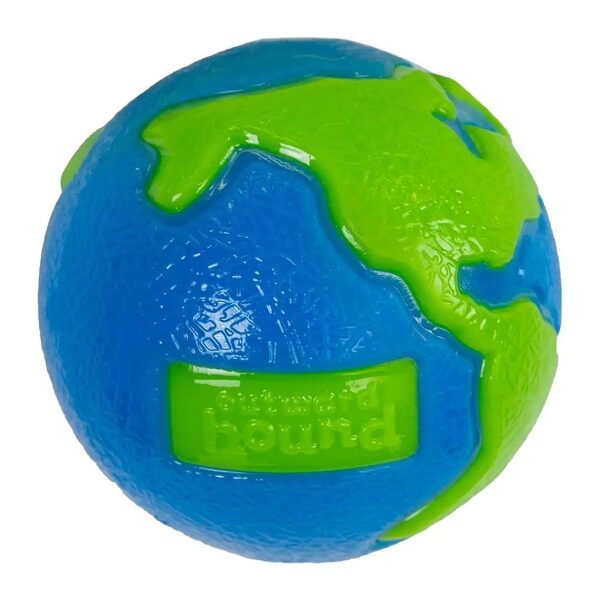 Durable Treat-Dispensing Dog Ball for Long-Lasting Play Sessions Blue/Green Medium