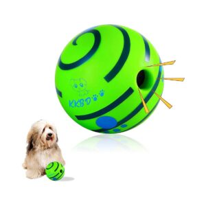 Durable Vinyl Wobble Ball for Small Dogs with Fun Giggle Sounds