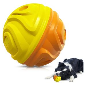 Durable Wobble Ball for Dogs Ideal for Aggressive Chewers and Interactive Play