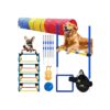 Durable and Adjustable Dog Agility Equipment for Backyard Play and Training