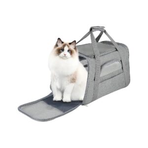 Durable and High-Quality Soft-Sided Pet Travel Carrier for Cats and Small Dogs