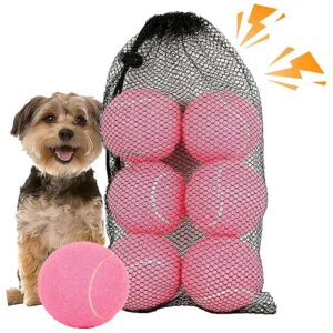 Durable and Non-Toxic Tennis Balls for Large Breed Dogs and Puppy Exercise