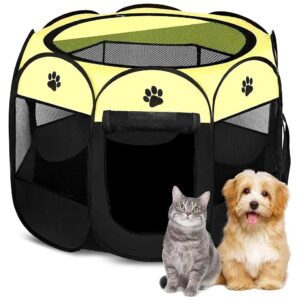 Durable and Portable Pet Kennel with Machine Washable Design