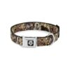 Durable and Safe Dog Collar with Supernatural Theme and Authentic Seatbelt Buckle Closure