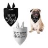 Durable and Soft Pet Bandanas for Dogs with Various Colors and Designs for Wedding