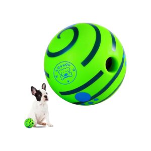 Durable and Soft Vinyl Ball for Small Dogs with Built-In Giggles for Anxiety Relief