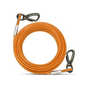 Durable and Versatile Dog Tie Out Cable for Small, Medium, and Large Dogs Outdoors