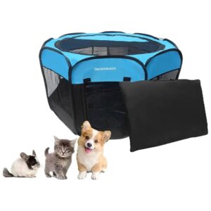 Durable and Water-Resistant Pet Playpen for Small Dogs and Puppies