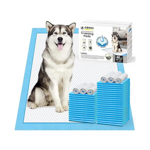 Durably Designed Extra Large Dog Pee Pads 28x34in for House-Training Pets